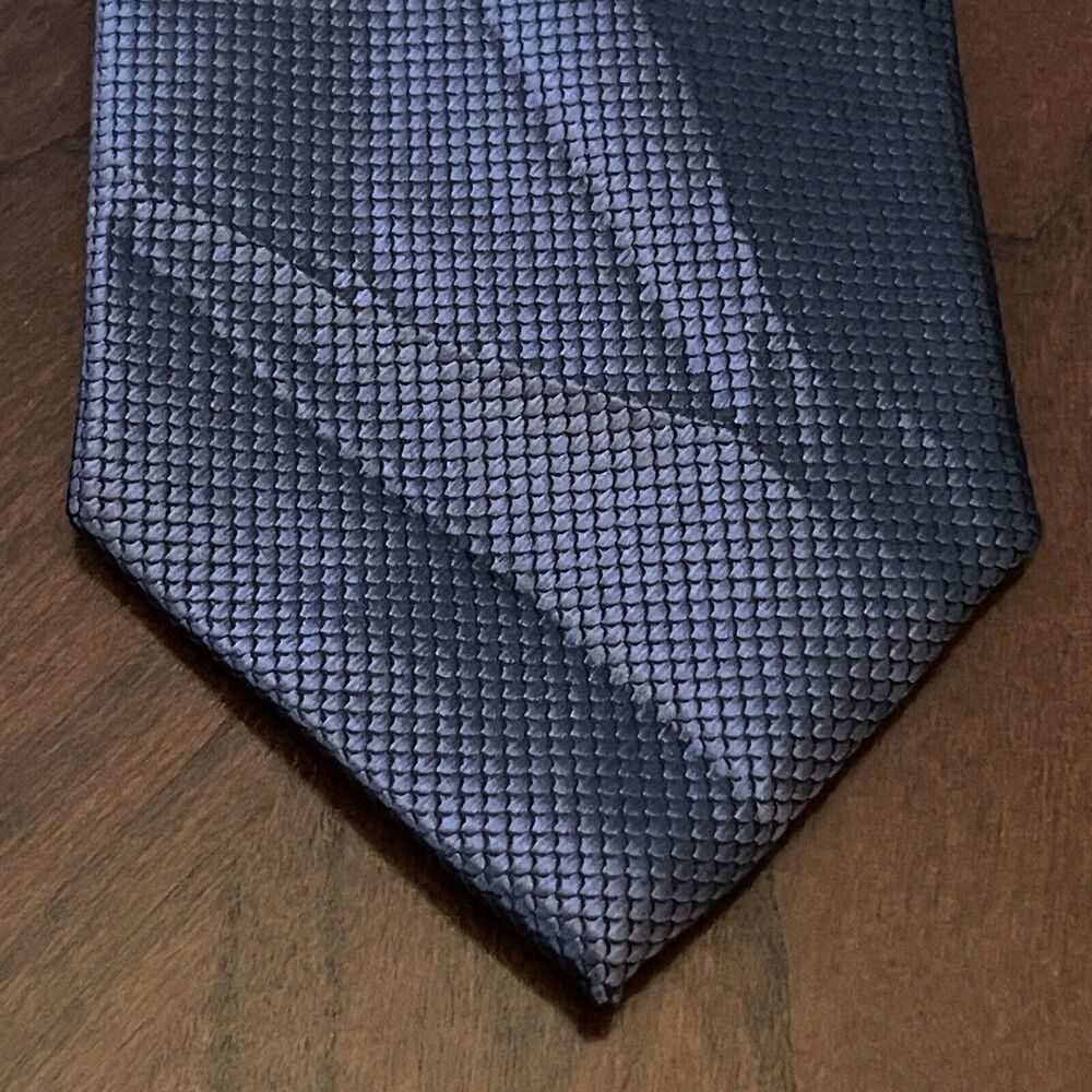 Montebell Italia Gray Hand Made 100% Silk Men’s Neck Tie Long